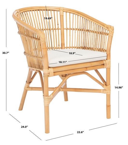 Safavieh OLIVIA RTTN ACCT CHAIR W/CUSH, Reduced Price 2172763961 ACH6516A