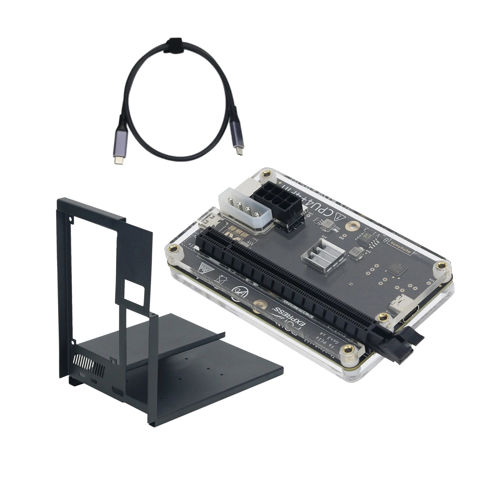 Graphics Card Dock External GPU Dock +60cm/23.6" USB4 Data Cable Durable for ATX