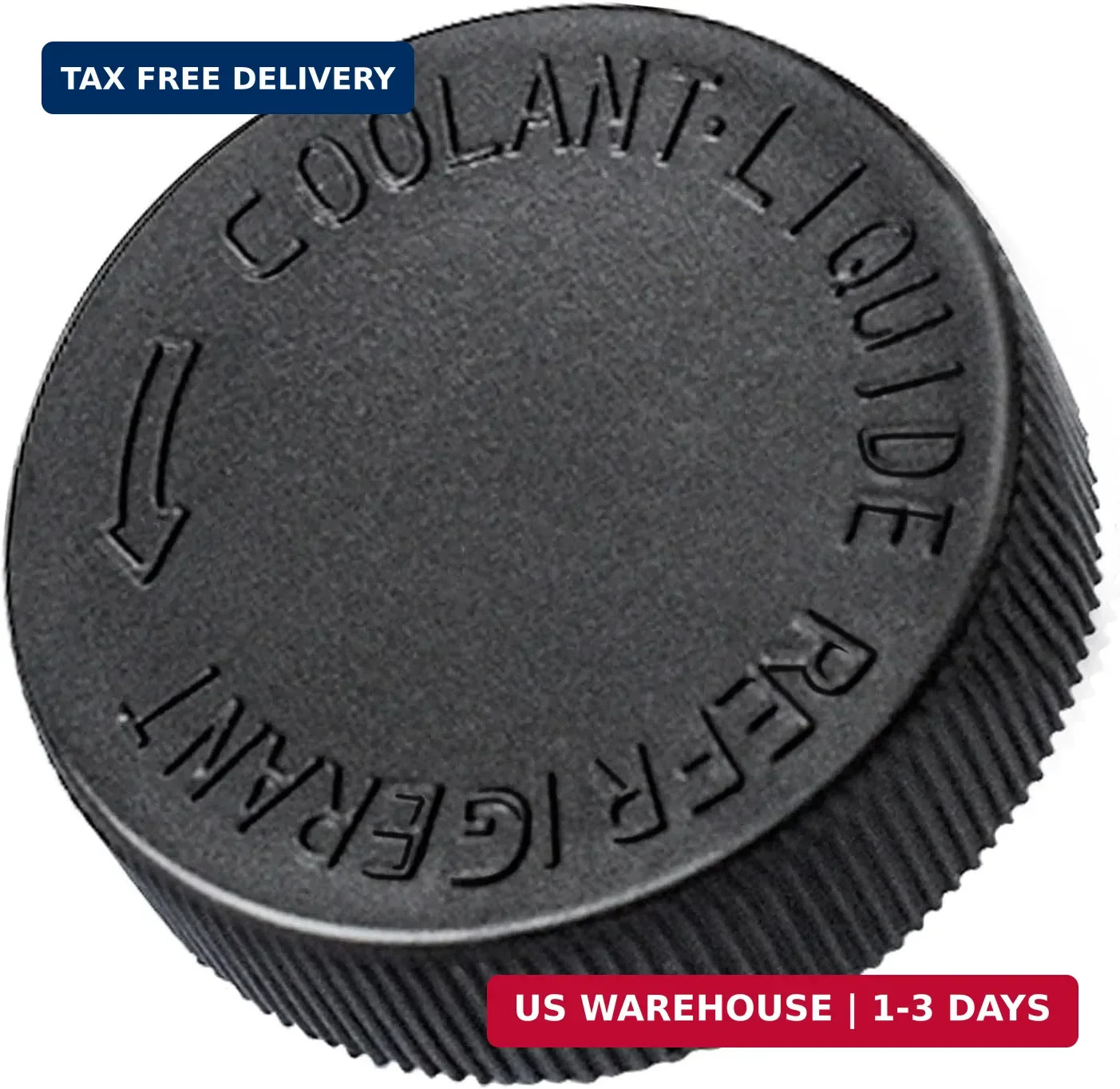 Black Engine Coolant Overflow Reservoir Tank Cap Compatible with Infiniti EX35 F
