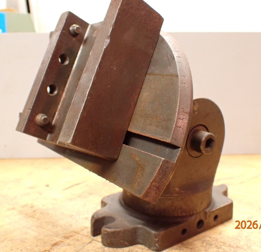 OLDER ADJUSTABLE ANGLE GRINDING GRINDER FIXTURE MACHINIST TOOLING