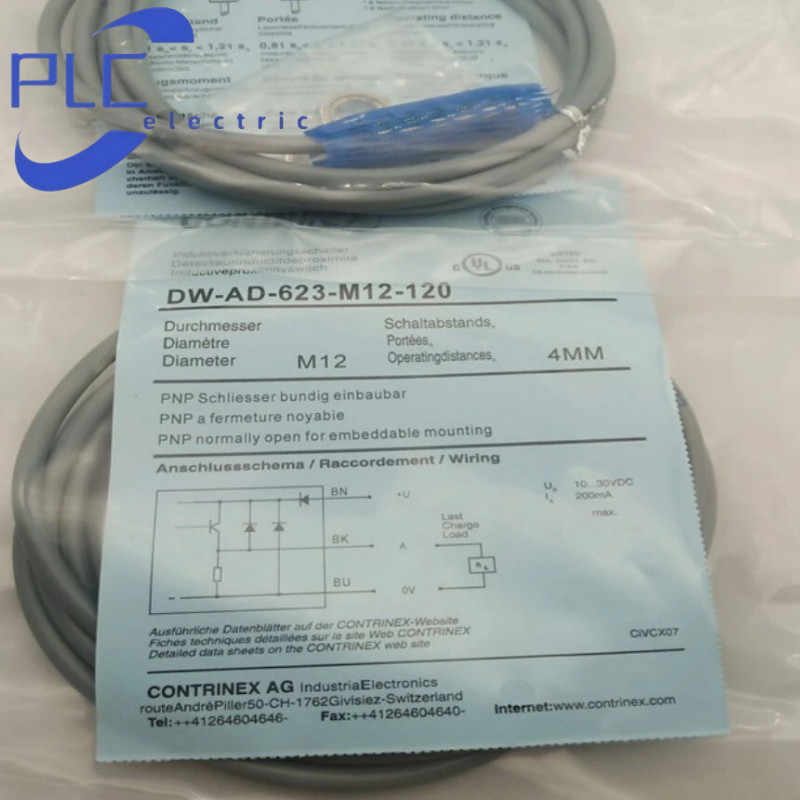 Contrinex DW-AD-623-M12-120 sensors proximity switches brand new free shipping