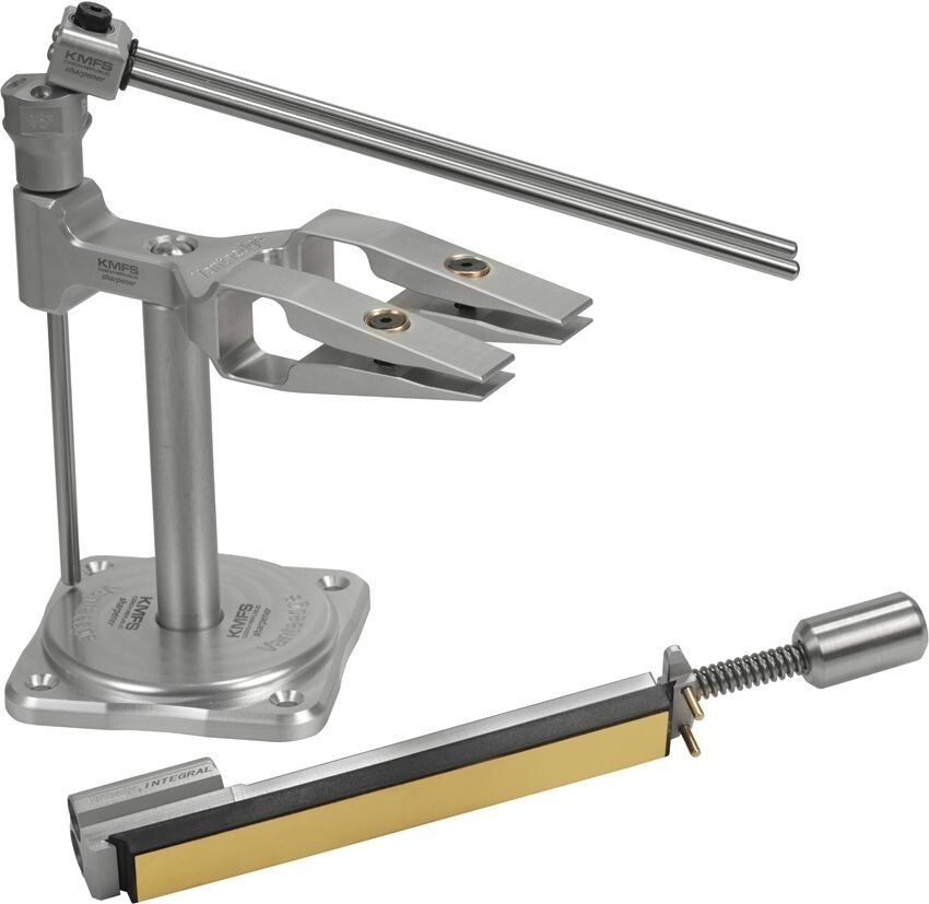 KMFS Vantaedge Integral Sharpener Eliminates Raised Facet Effect Hardside Case