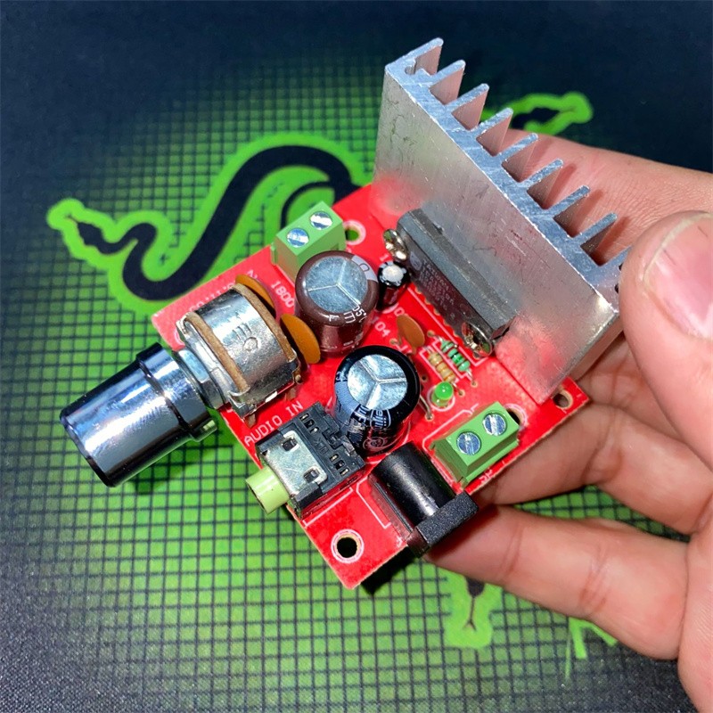 TDA7377 TDA1519 DC12V Dual-channel Audio Power Amplifier Board 33W For Motorbike