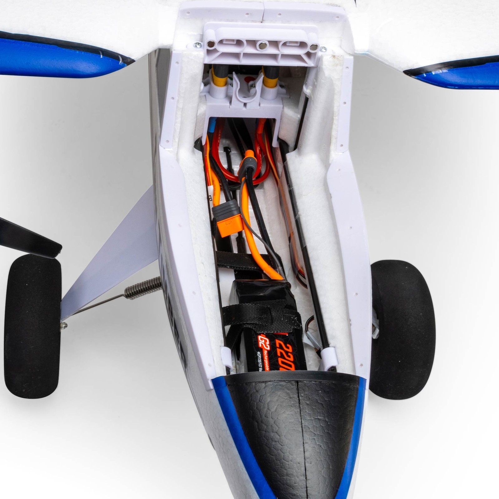 E-flite RC Airplane Twin Timber 1.6m BNF Basic with AS3X and SAFE Select