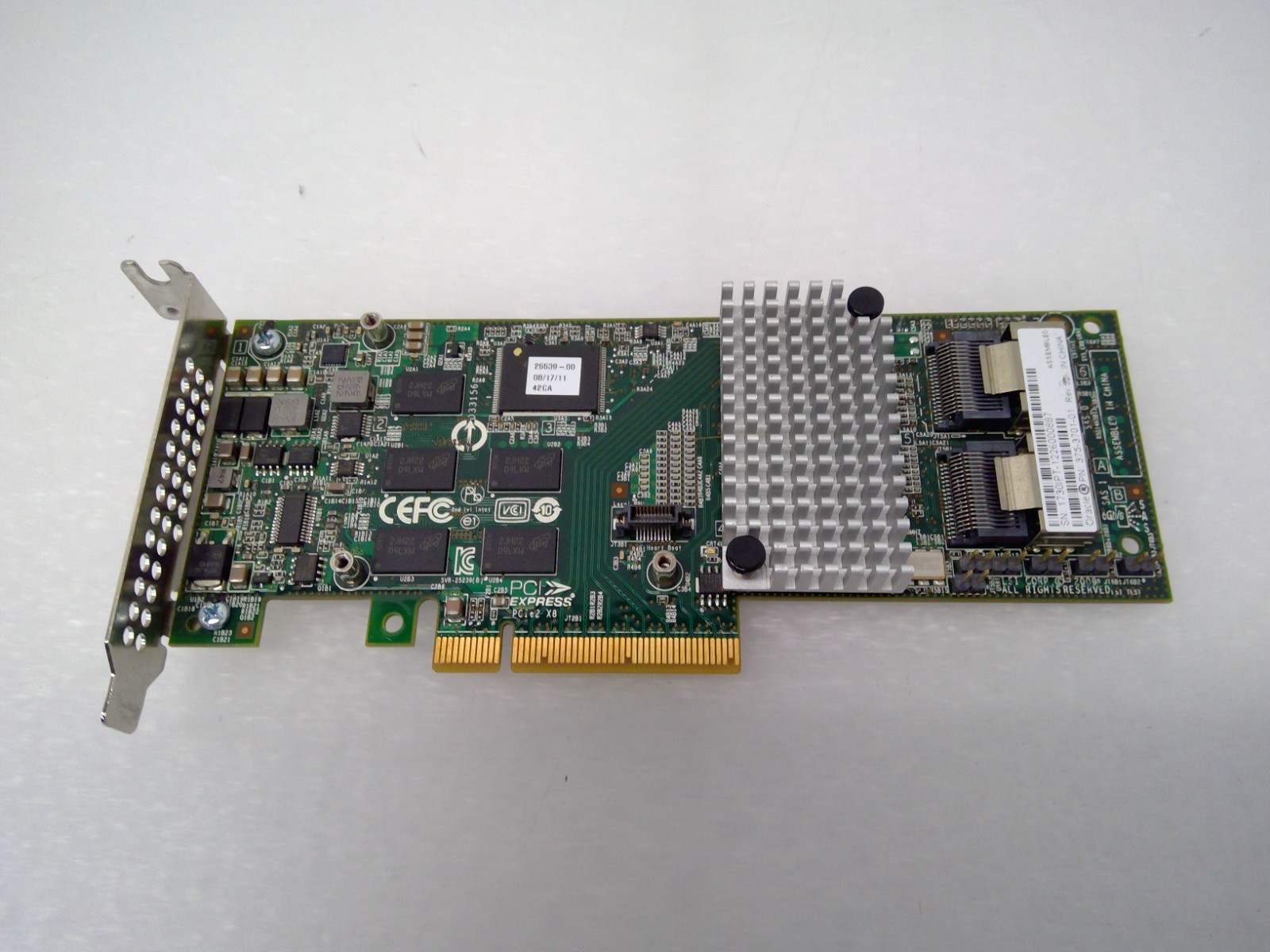 Oracle Sun 375-3701-01 LSI MR SAS 9261-8i 8-Port 6 Gb PCIe x8 RAID Controller