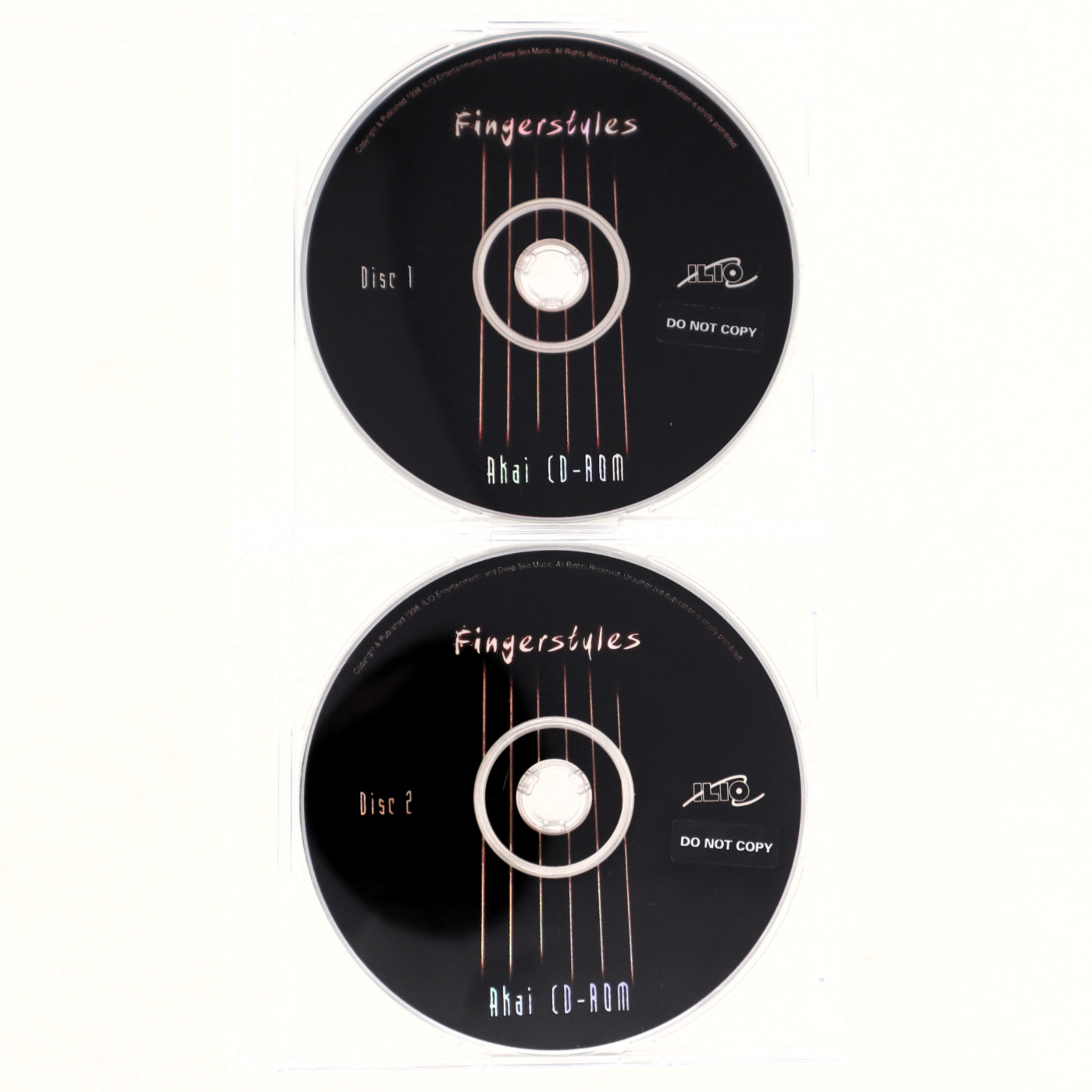 Ilio Fingerstyles Akai Format Sample Library/Sound Library/Sampling 2x CD