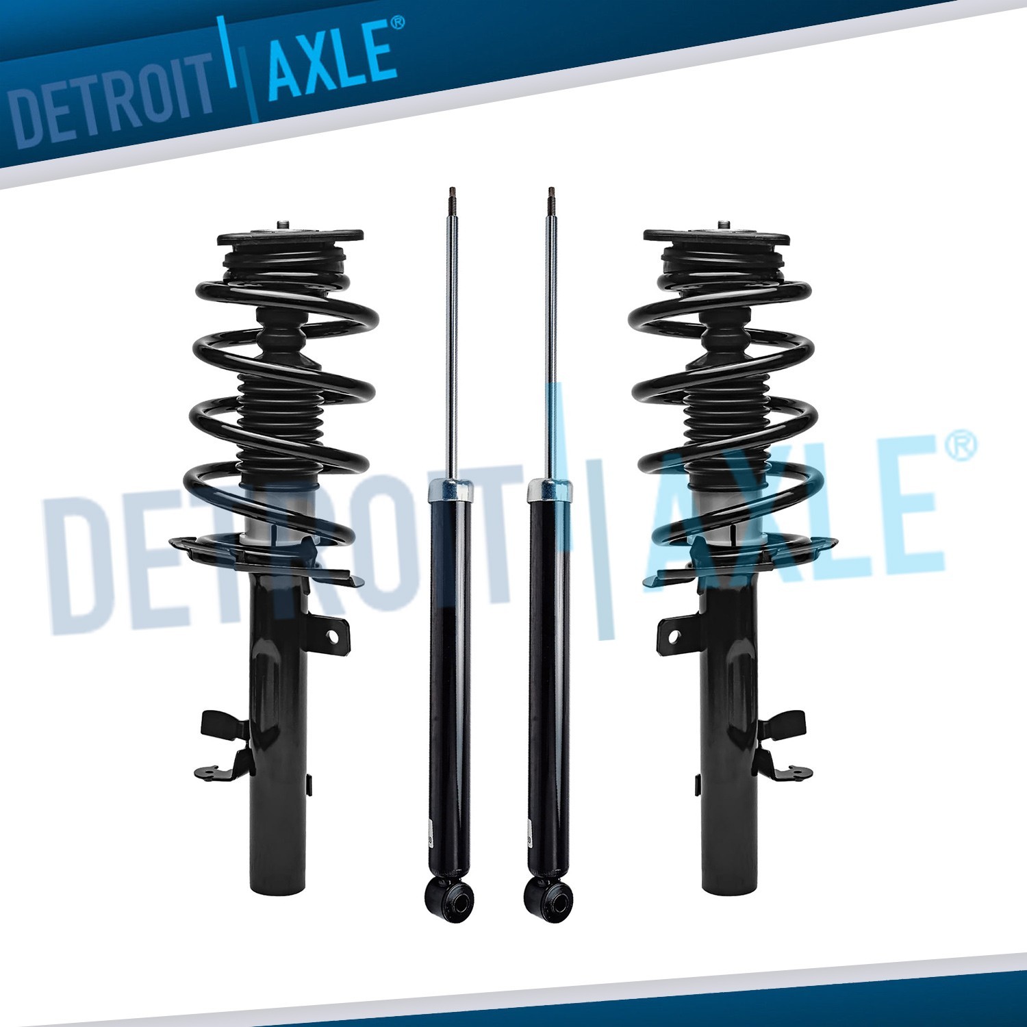 4pc Front Struts w/Coil Spring Assembly Rear Shocks for 2014 - 2019 Ford Escape