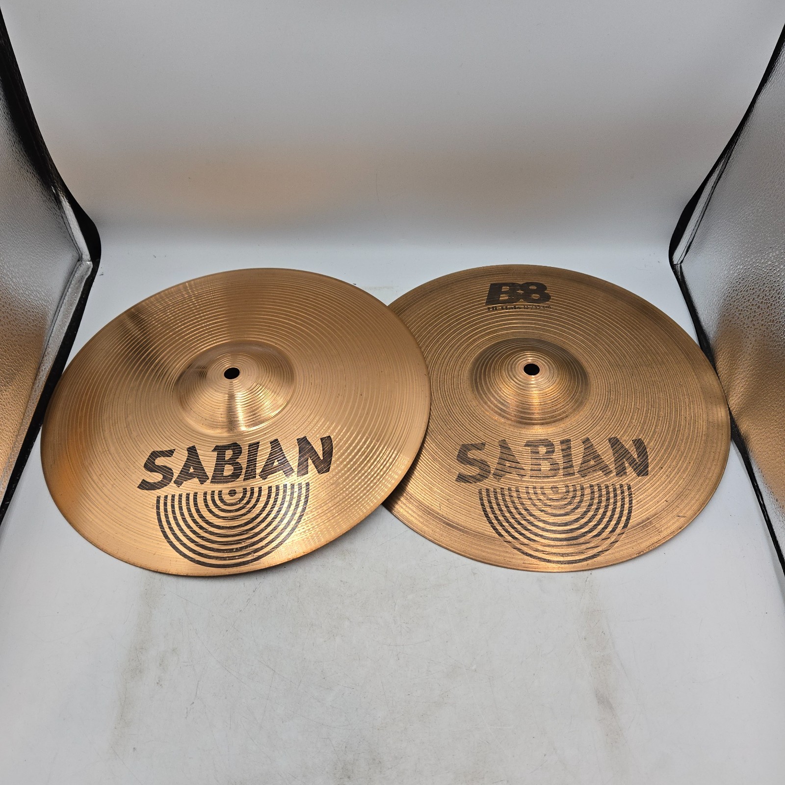 13" Sabian B8 Hi-Hat Cymbals
