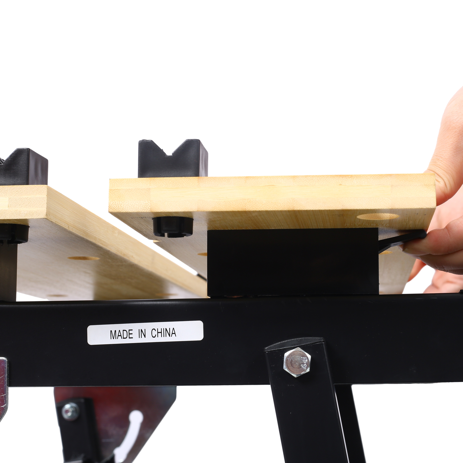 Multifunctional Workbench Foldable Workbench w/ Adjustable Jaws for Woodworking