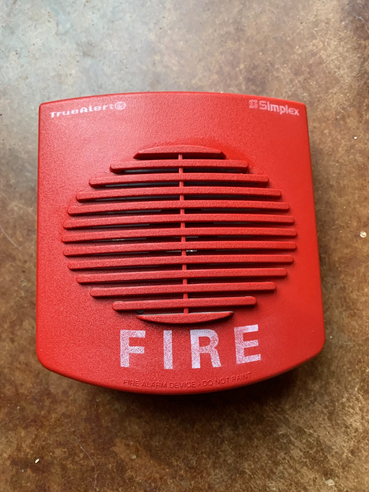 Used Simplex 49AO-WRF TrueAlert ES Addressable Electronic Horn - Red