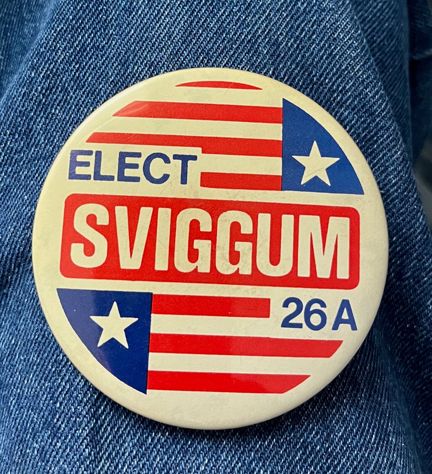 1990's Elect Steve Sviggum District 26A 3" Cello Political