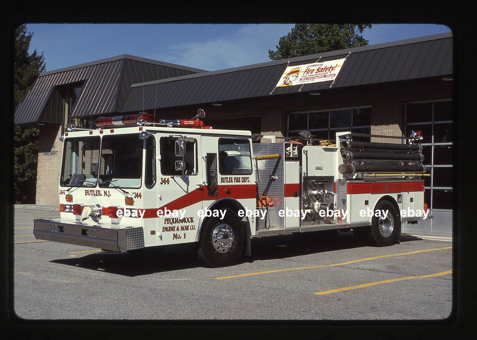 Butler NJ 1984 Hendrickson Darley pumper Fire Apparatus Slide
