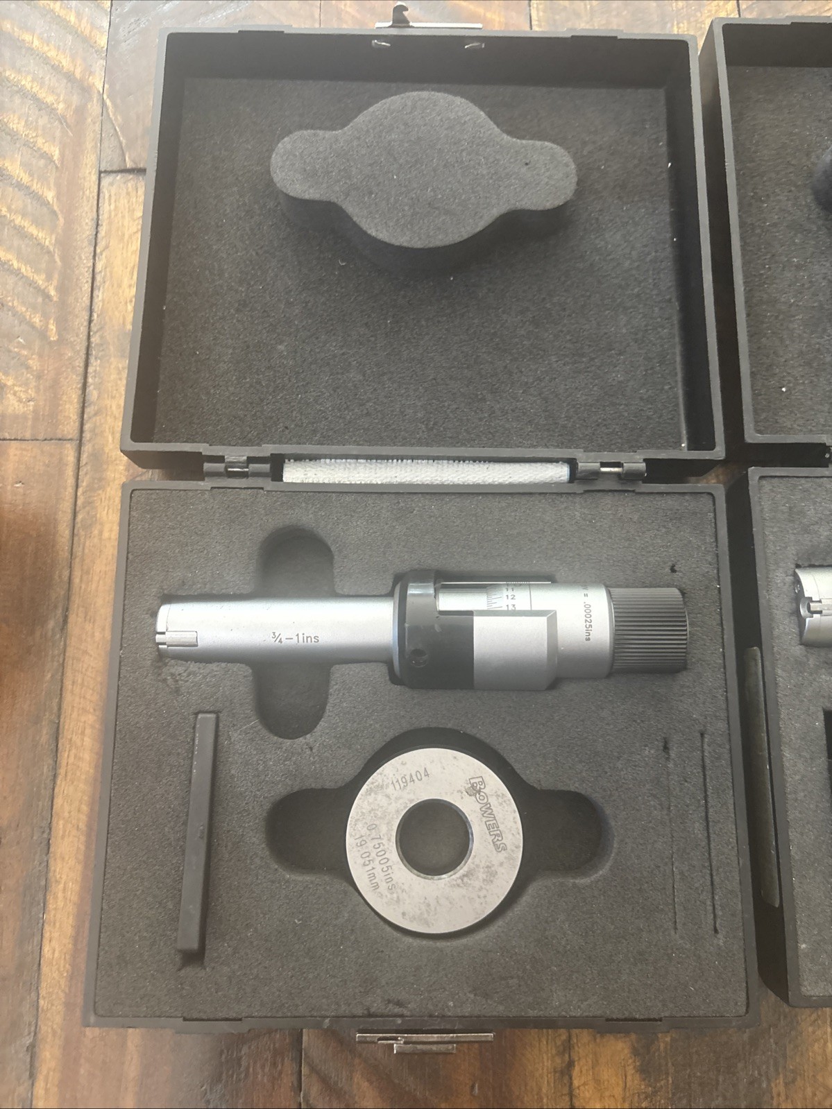 Fowler Bowers Holmike Sets (3)Internal Bore Micrometers 1-2” X .0001” Range