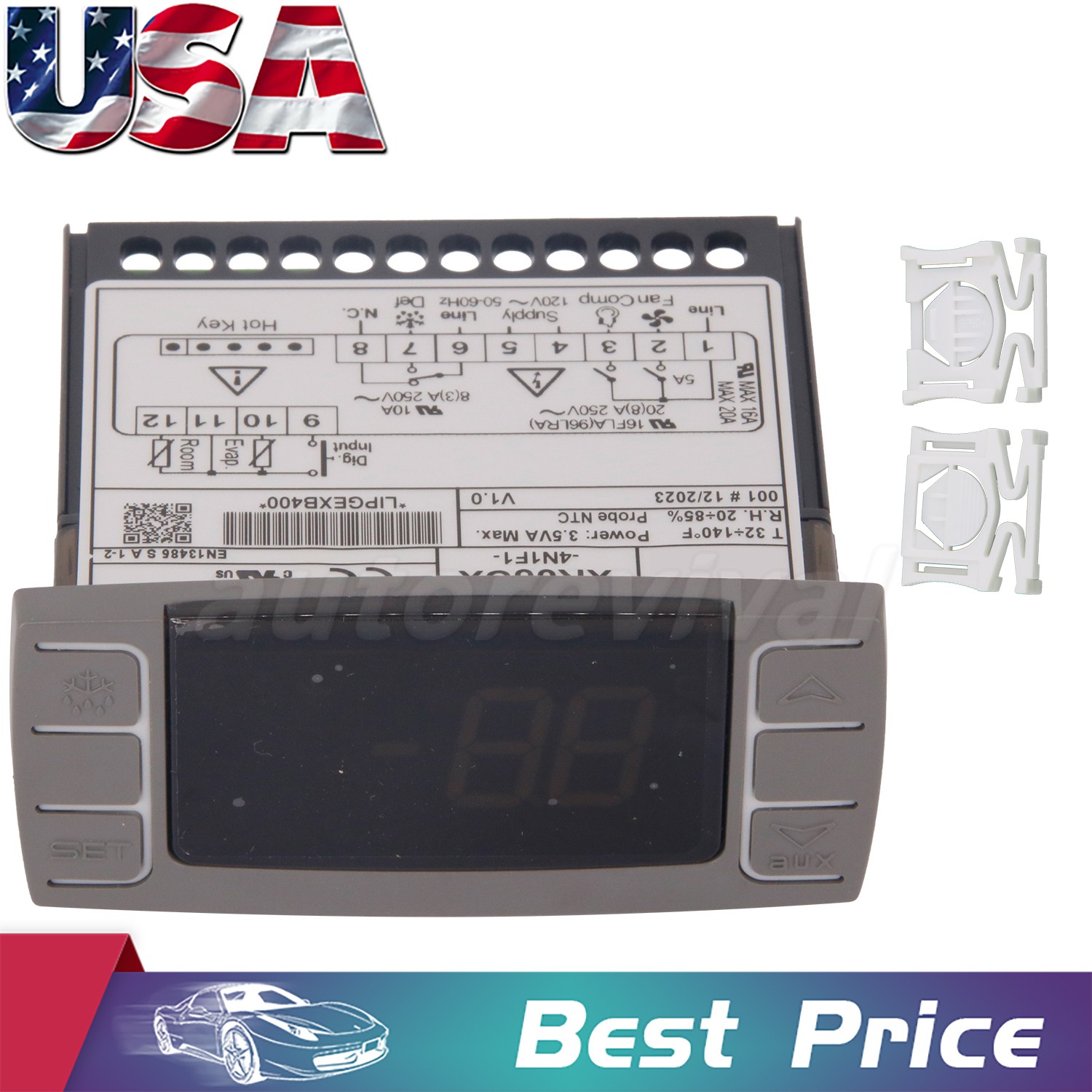For Dixell Thermostat Temperature Controller Freezer Refrigerator XR06CX-4N1F1