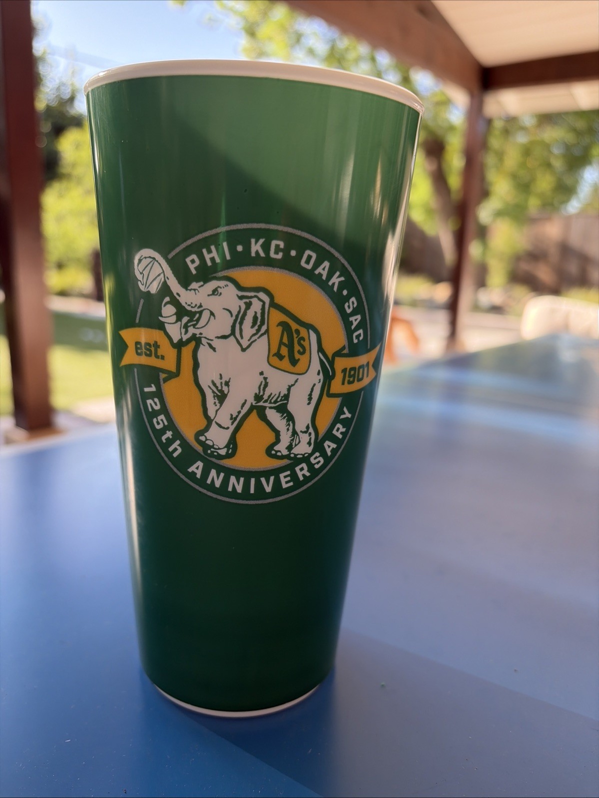 A's Sacramento Oakland (not Las Vegas) Athletics SGA 2025 Cup 125th Anniversary