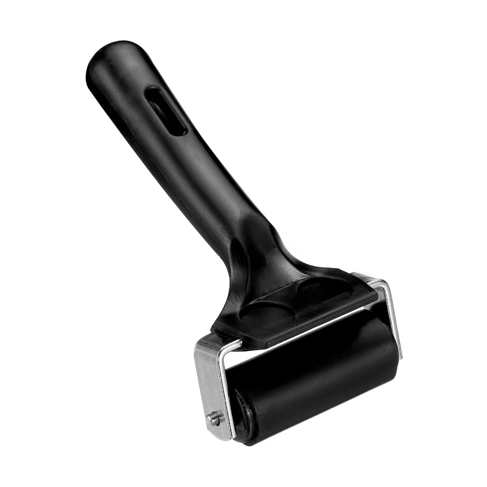 3 Inch Rubber Roller Brayer Tools, Hard Rubber Roller for Printmaking Wallpap...