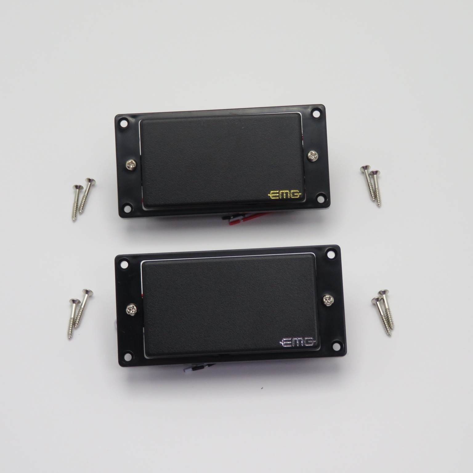 EMG 81/85 Active Humbucker Guitar Pickup Set, Neck and Bridge, Black