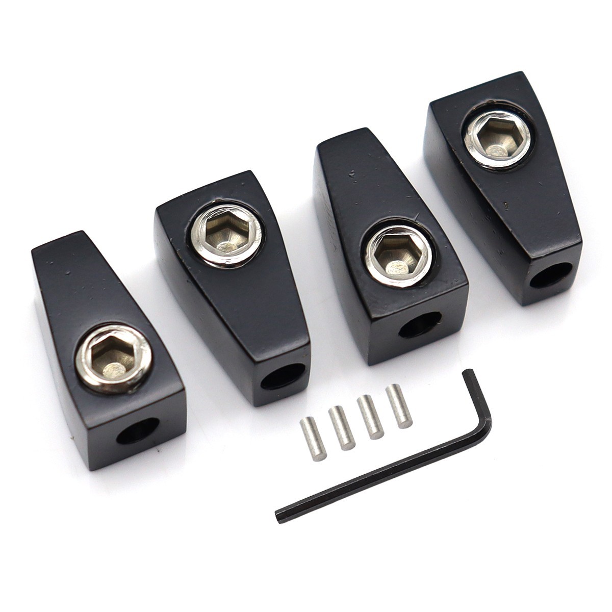 4 String Headless Bass Nuts Single String Nuts for 4 String Headless Bass Black