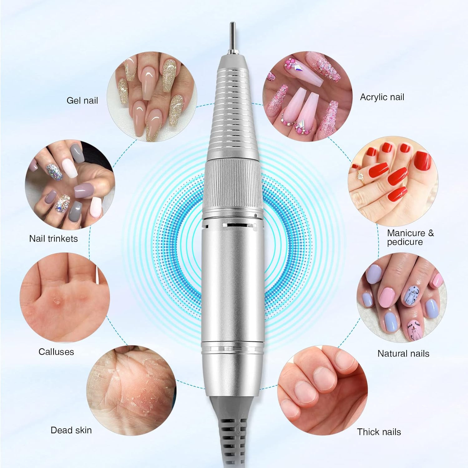 (Need Portable Host) Updated Handpiece for -102 Nail Drill Machine Part, 30000