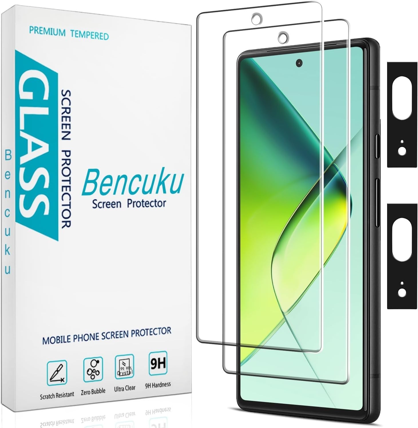 2-Pack Google Pixel 7 Screen Protector Tempered Glass 6.3" Anti Scratch