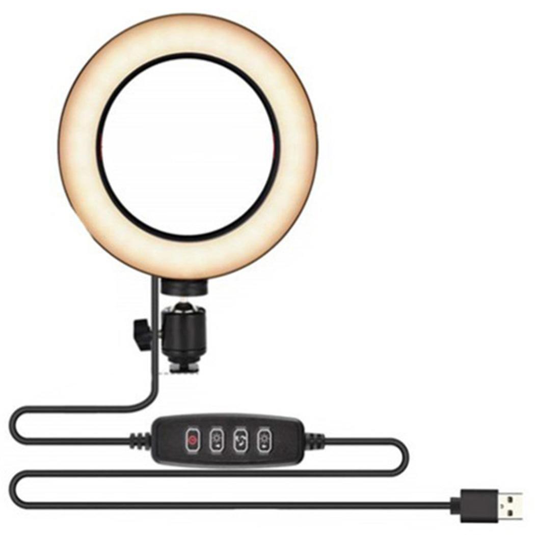 26cm LED Ring Fill Light Studio Photo Video USB Dimmable Lamp Selfie Portable