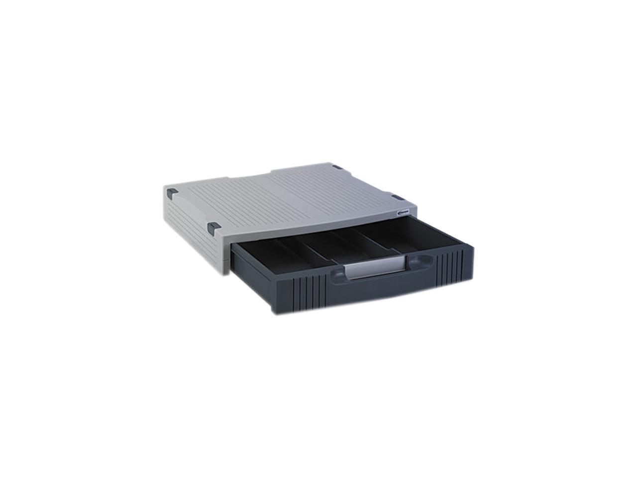 Innovera 55000 Basic LCD Monitor Stand, 15 x 11 x 3, Light Gray/Charcoal