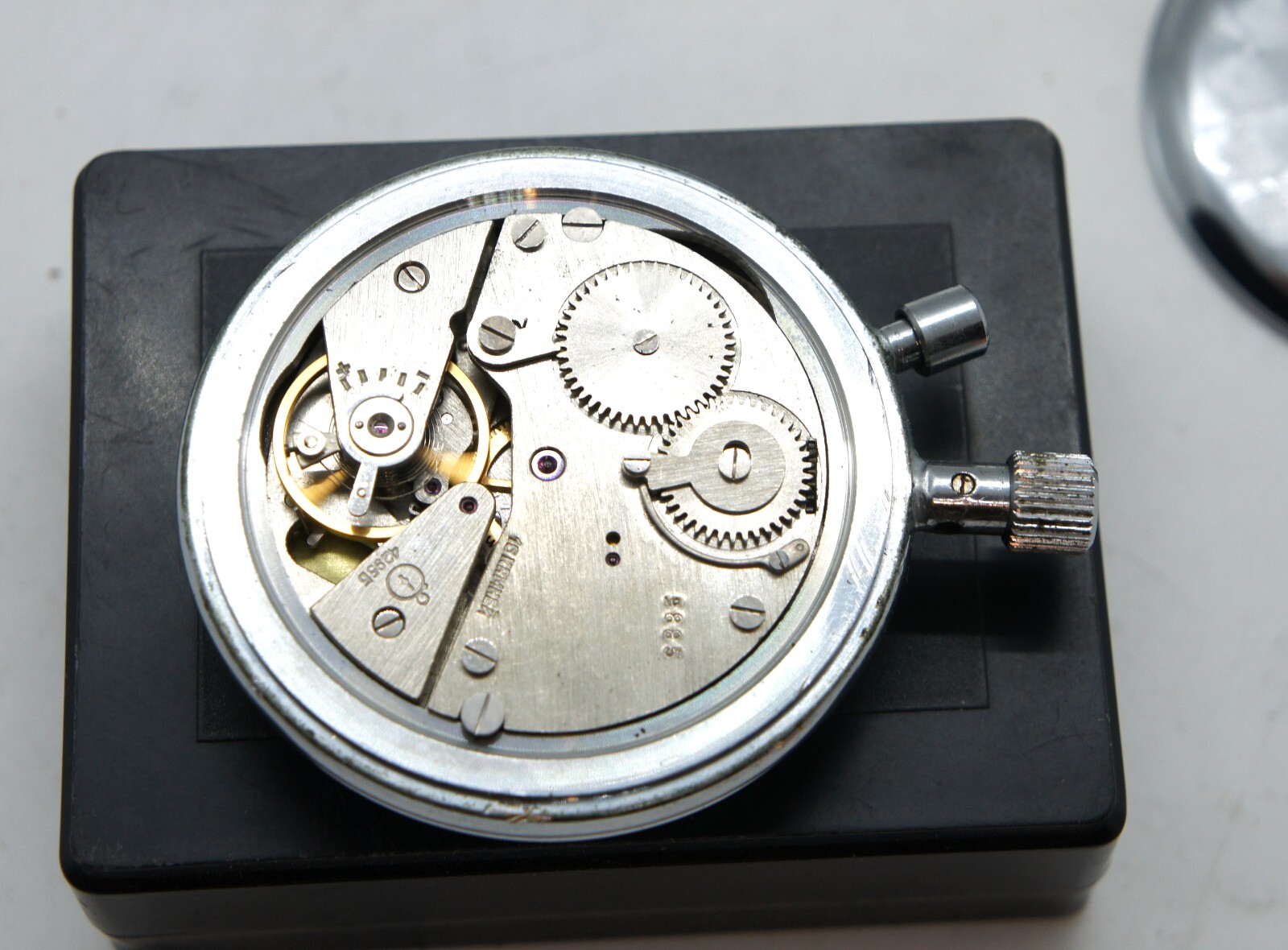 EXC! Soviet Russian USSR Stopwatch Agat Agate mechanical TWO-Button Cased