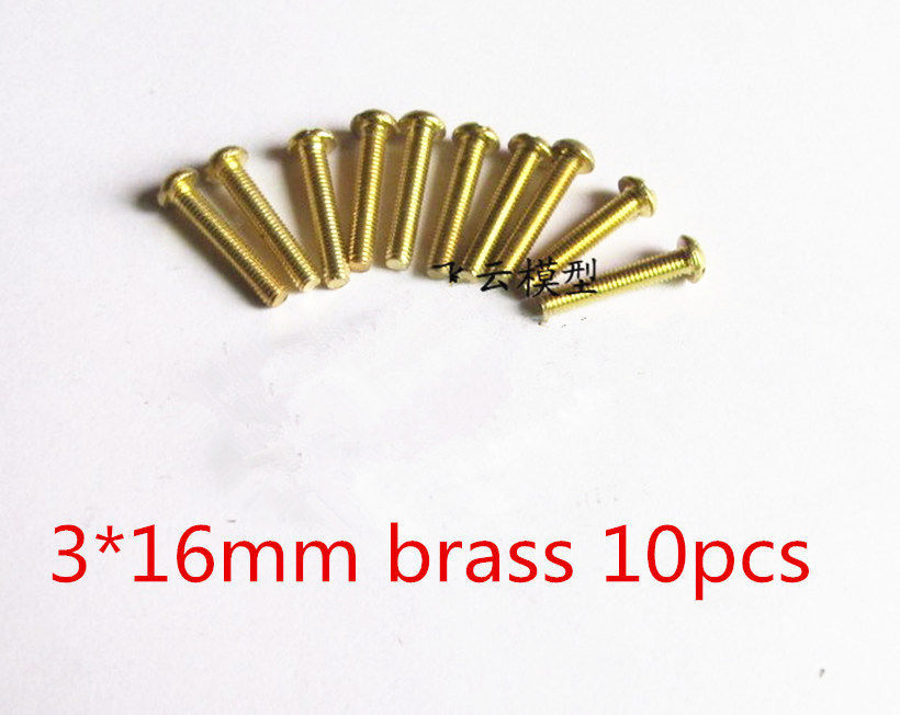 10Pcs 304 Stainless Steel Model Professional M3 M4 Hexagonal Cylindrical Screw