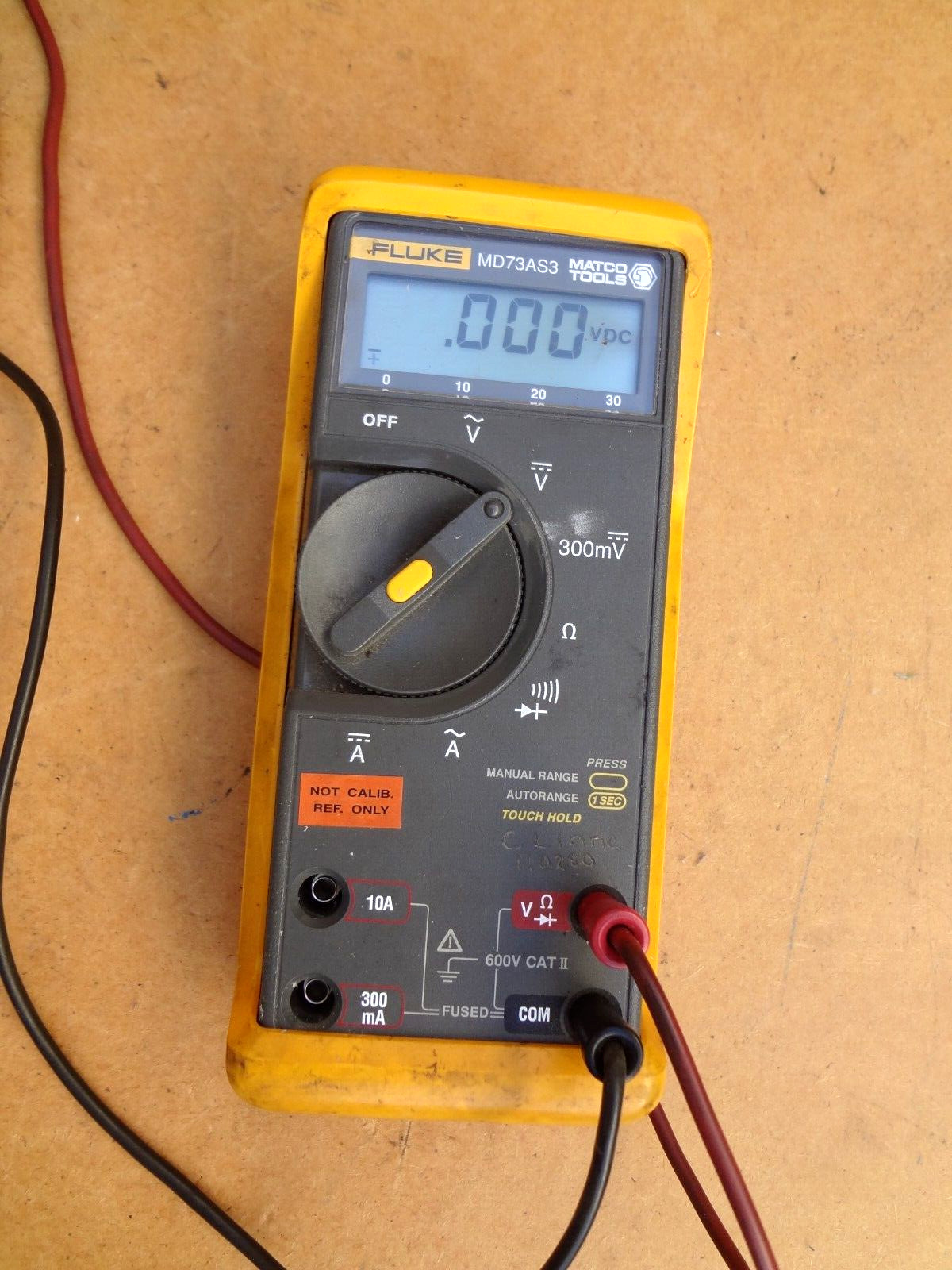 FLUKE/MATCO TOOLS Automotive Multimeter MD73AS3