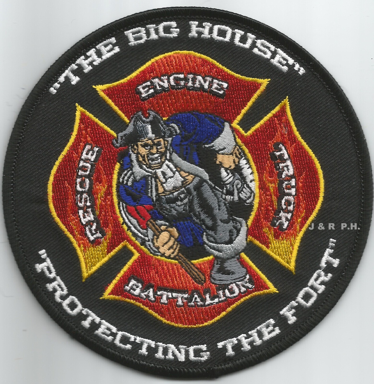 Fort Wayne Engine-1 / T-1 / R-1  "The Big House, Indiana (4.5" round) fire patch