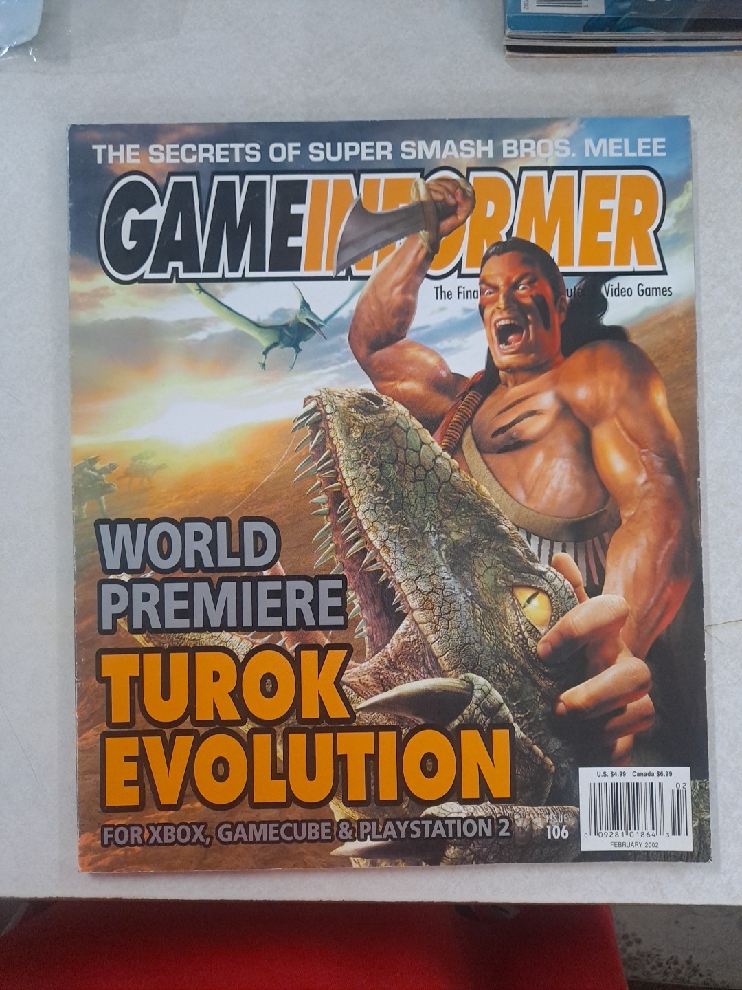 Turok Evolution Game Informer Magazine Feb 2002 Vol 12 #106