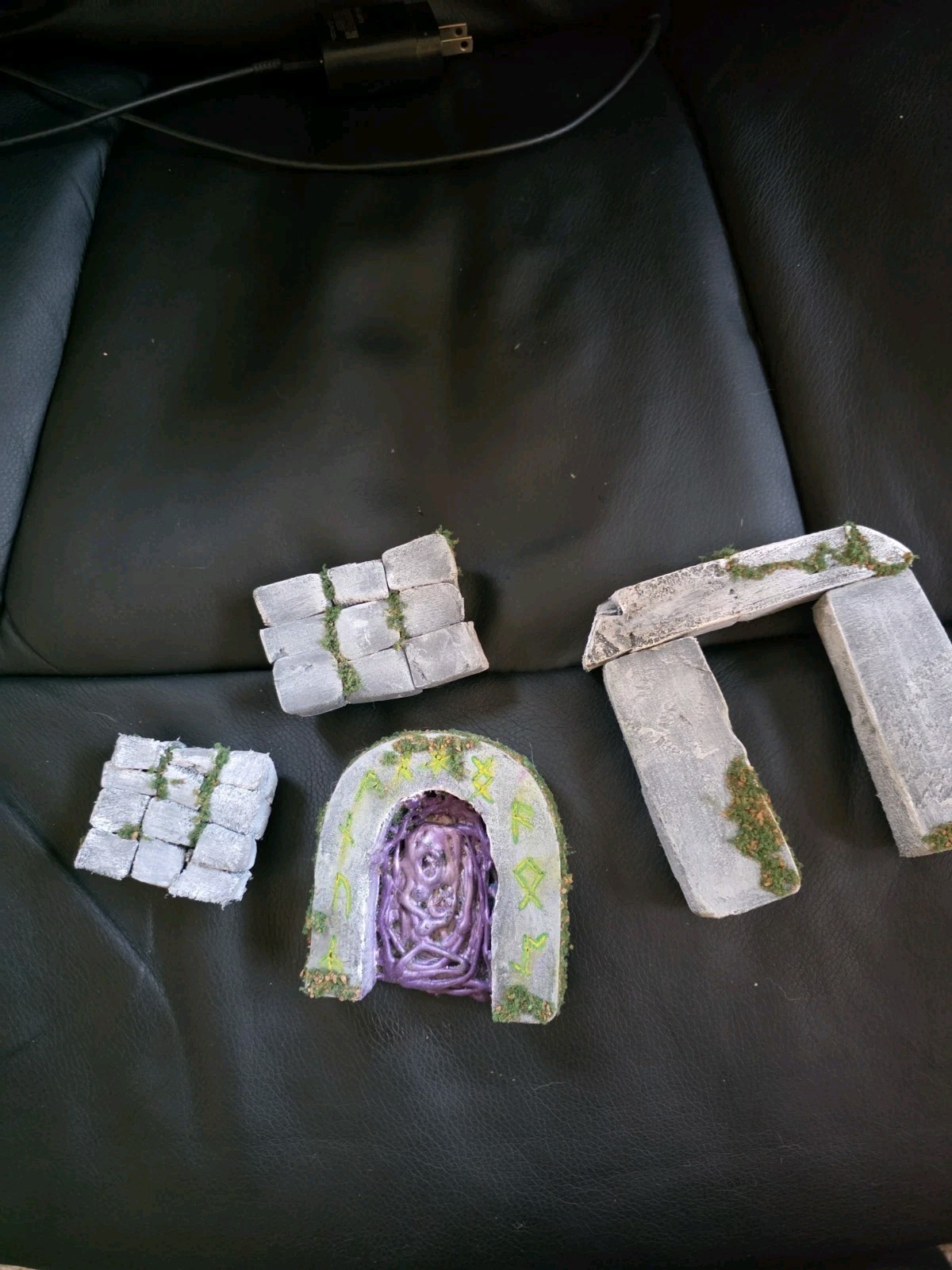 Hand Made Custom D&d Terrain- Forest Temple