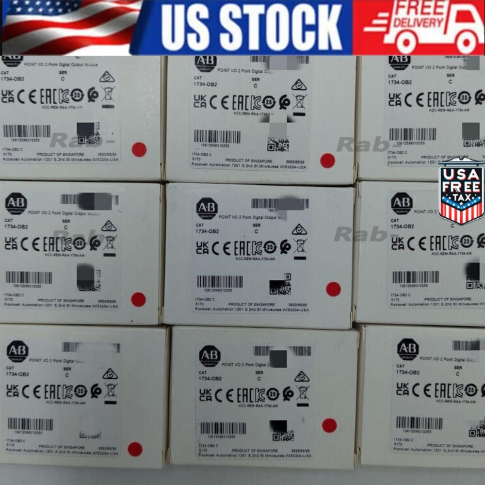 NEW IN BOX AB 1734-OB2 POINT I/O 2 Point Digital Output Module US Free Tax