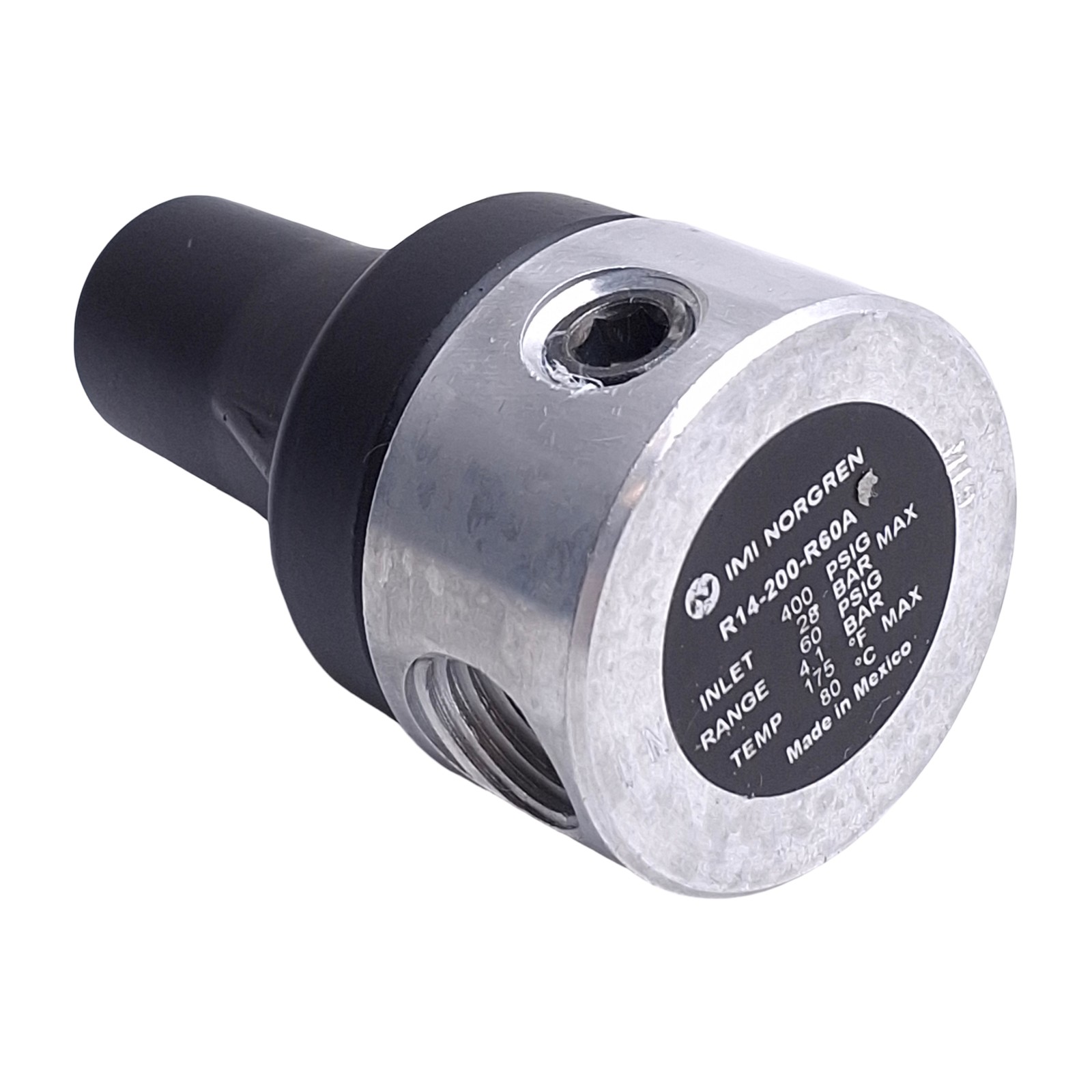 Norgren R14-200-R60A Pressure Regulator 400psi In, 60psi Out, 12scfm, 1/4in PTF