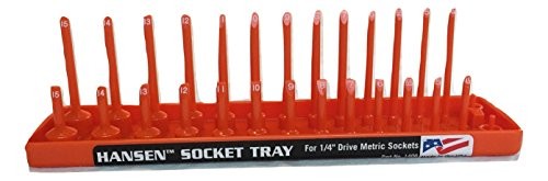 Hansen Global 1406_43 Orange Socket Holder Tray 28 Sockets