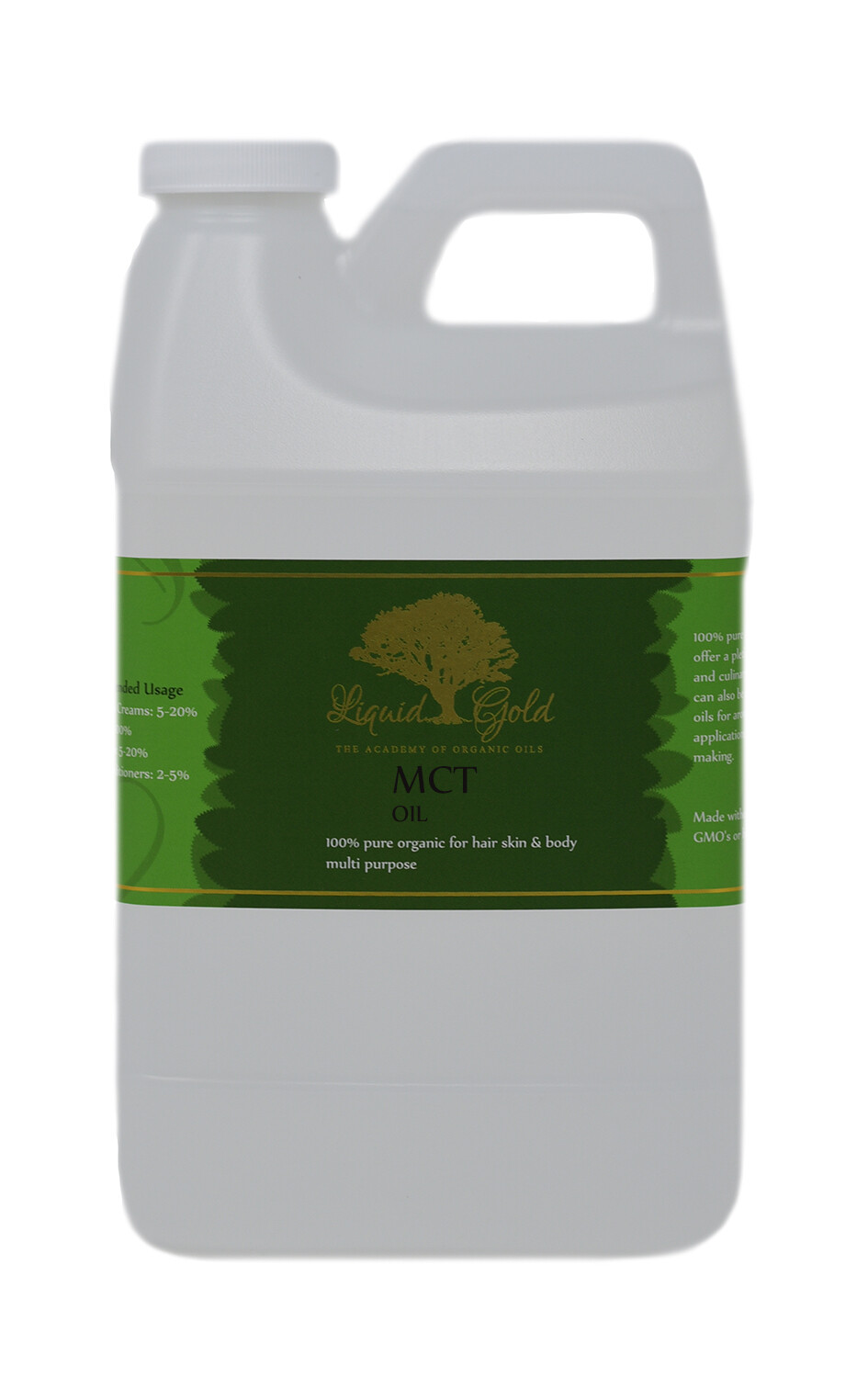 64 oz Premium MCT Oil Pure Organic Fresh Best Quality Skin Care Hair Vegan