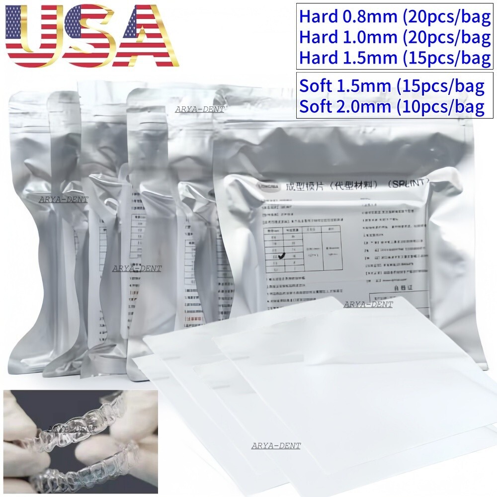 Dental Lab Splint Thermoforming Material Orthodontic Vacuum Forming Soft Hard