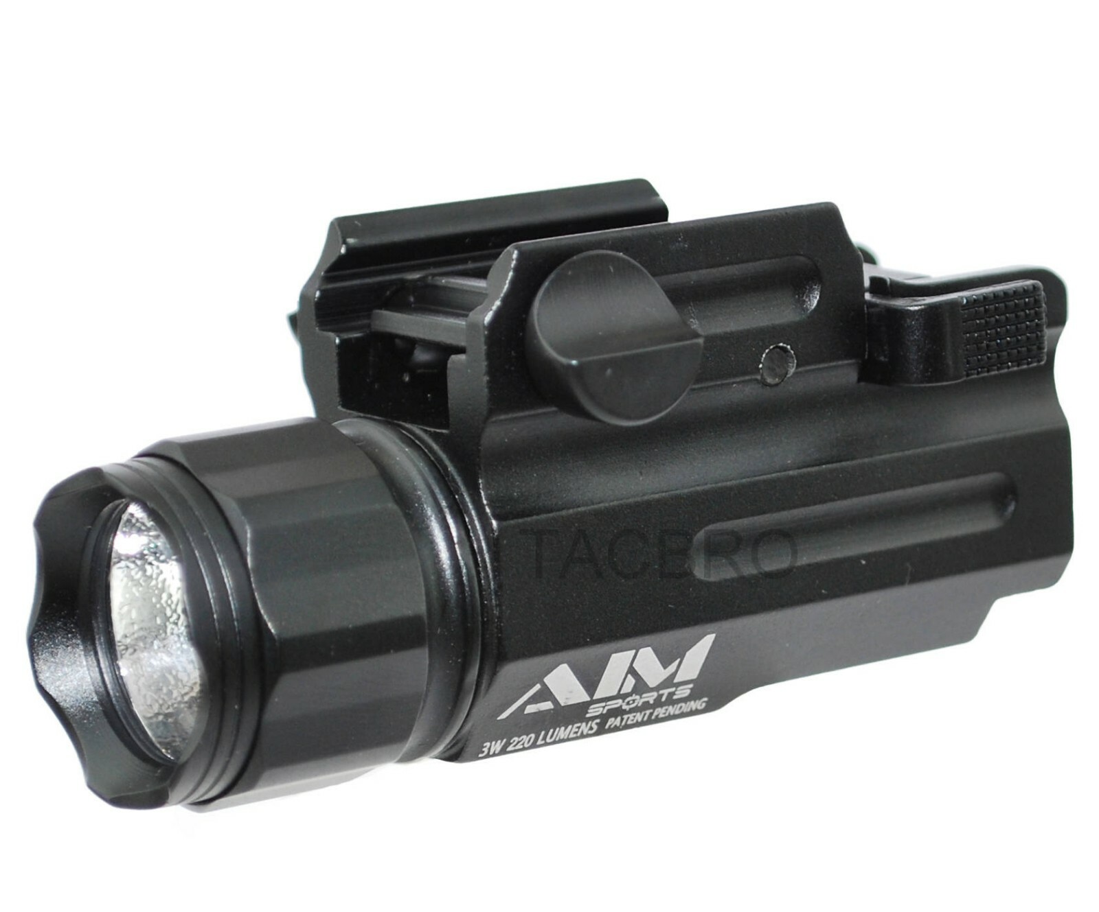 AIM SPORTS 220 Lumen LED Flashlight Full Size with Quick Release Mount