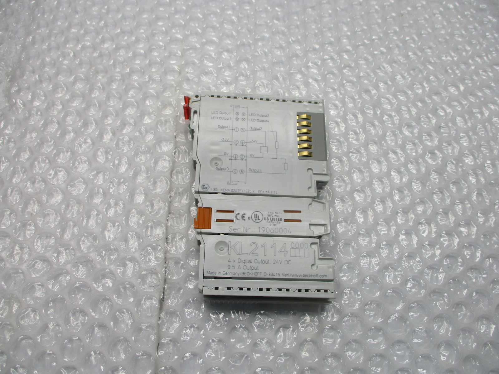 BECKHOFF KL2114 OUTPUT MODULE NSNP