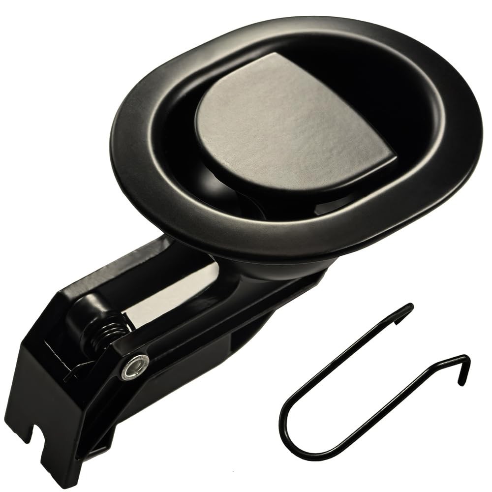 TeBeiDe Universal 3.5"Hx 3"W x 1.2"D, Black Recliner Pull Handle Replacement