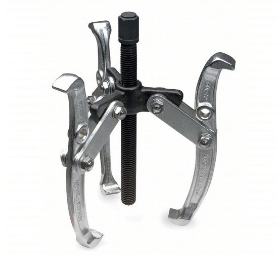 Westward 4YT16 Jaw Puller, 8 or 10 ton, 2 or 3 Jaw, 0 in – 12 1/2 in Jaw Spread