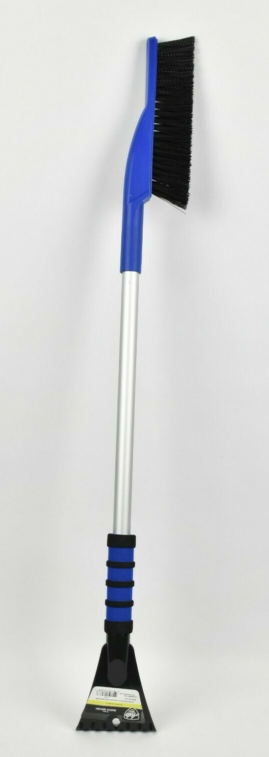 Auto Drive 35 Inch Long Reach Blue Snow Brush With Scraper