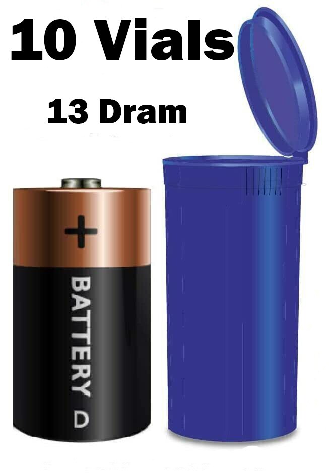 Smell Proof Philips Blueberry Pop Top Vial PPVCB13 - LOT OF 10