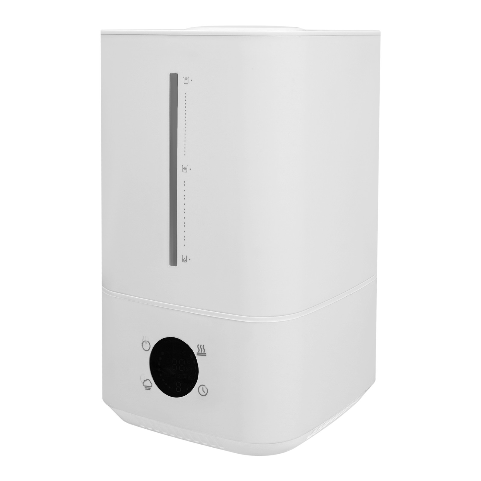 6L Hot & Cold Mist Humidifier Machine Tabletop Humidifier Touch Control 110-220V