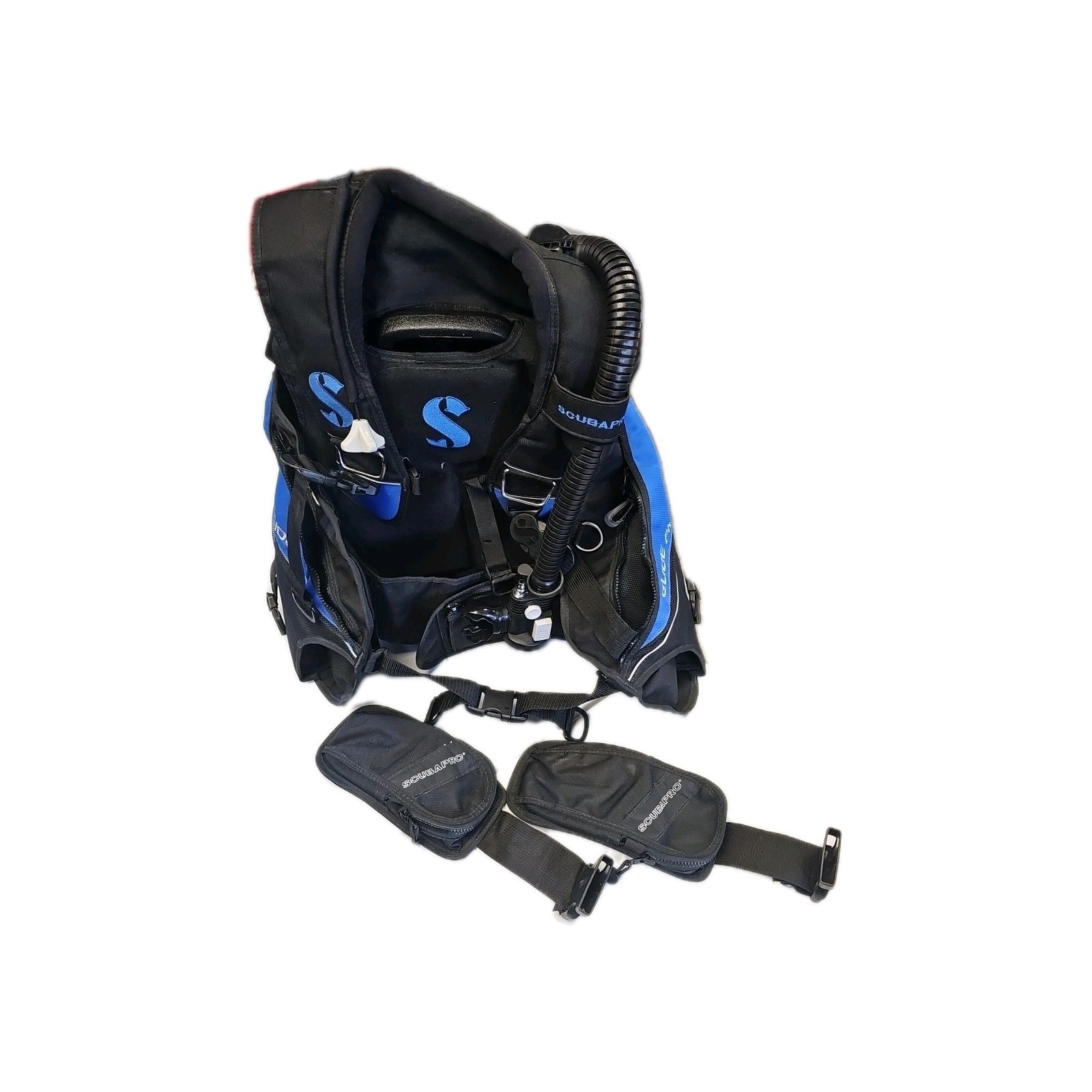 Scubapro Glide Plus -Blue/Black (Size:XL) With Air 2