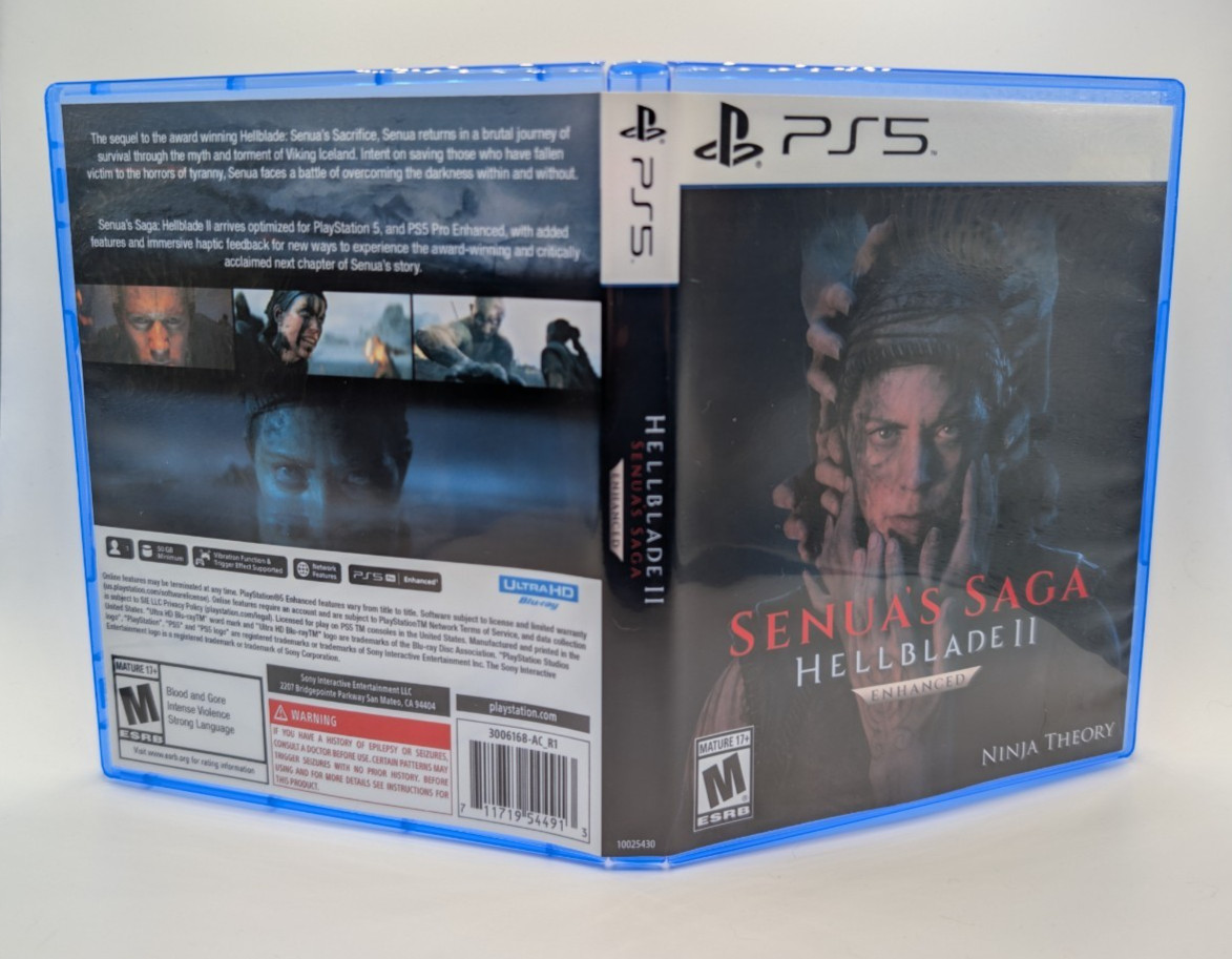 Hellblade 2 Senua's Saga  - PS5 Empty Game Case (No Game)