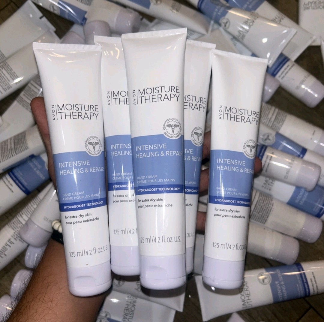 AVON Moisture Therapy Hand Cream - lot of 5 - 4.2 fl oz ea - New - Free Shipping