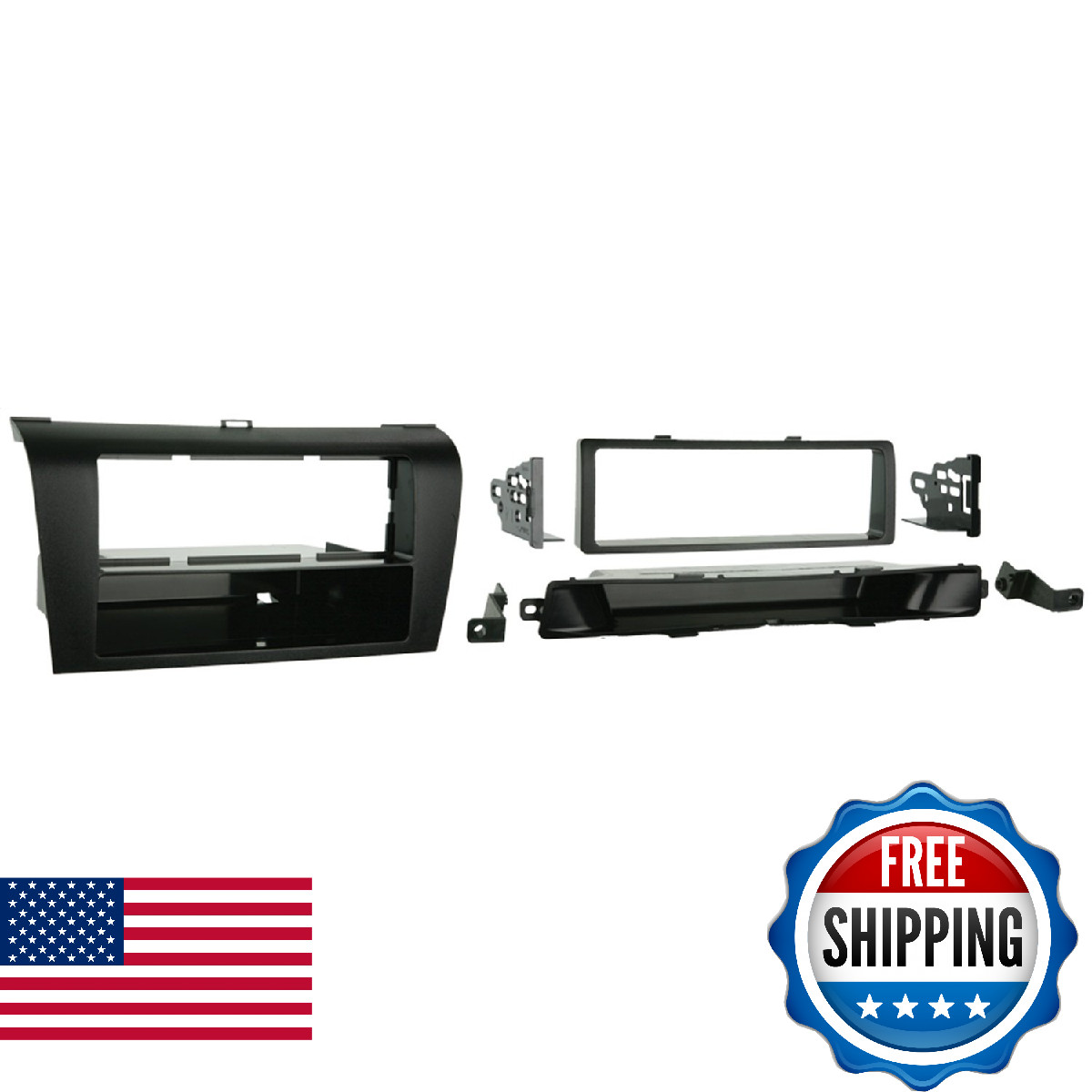 Metra Electronics 99-7504 Single Din Installation Dash Kit For 2004-2009 Mazda