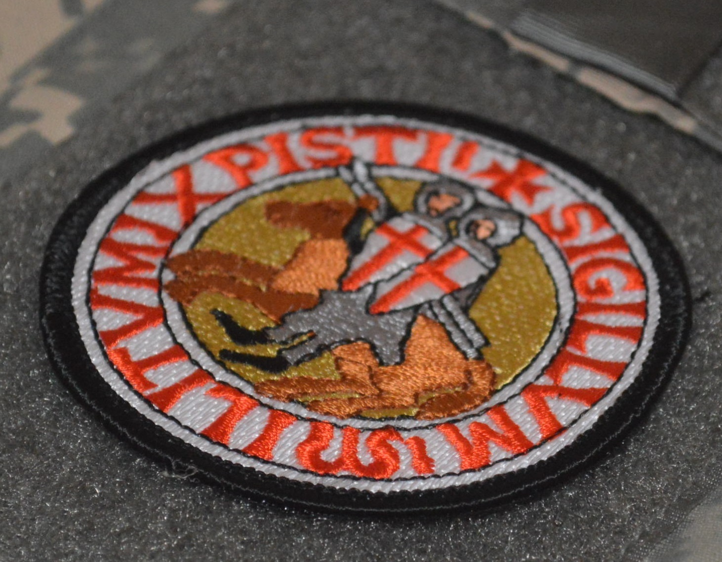 TALIZOMBIE© WHACKER NATO COALITION OPERATOR burdock PATCH: Mason Knight Templar