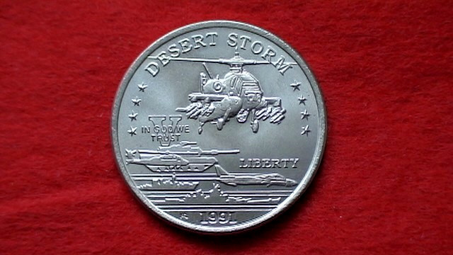 1991 Five Dollar Desert Storm Hutt River Province Commemorative Coin  ; T2